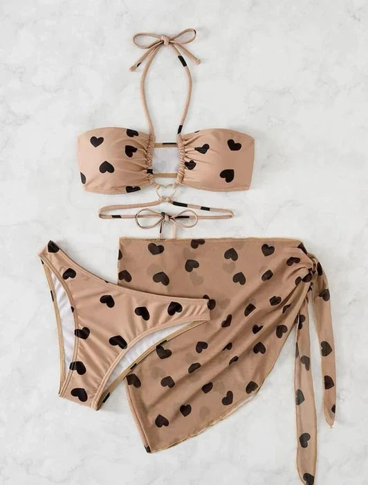 Love Print Three Piece Set