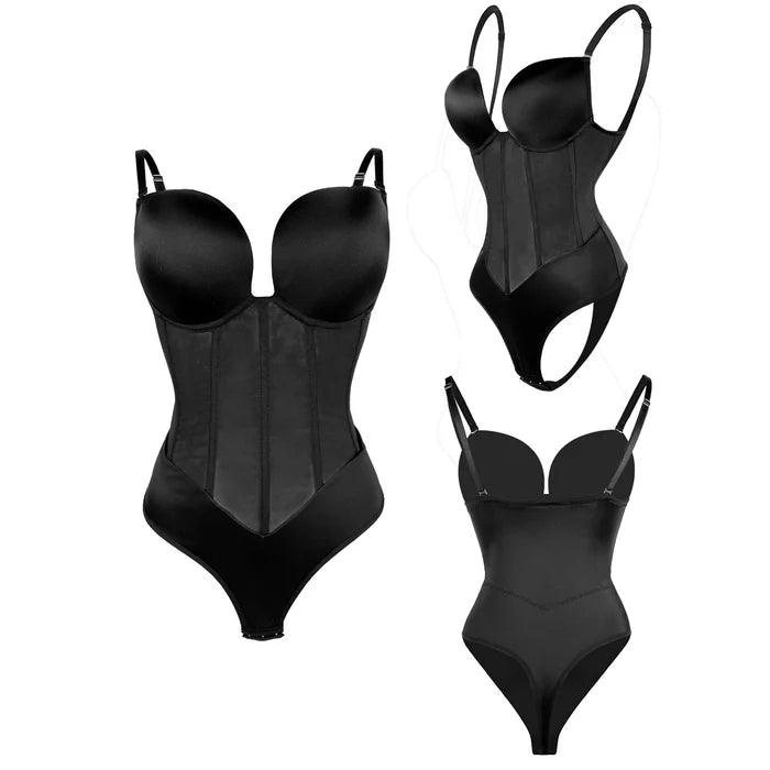 Strappy Shapewear Corset Backless Suit