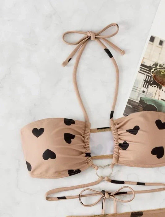 Love Print Three Piece Set