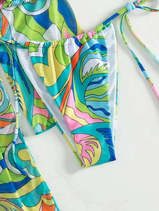 Printed Four Piece Set