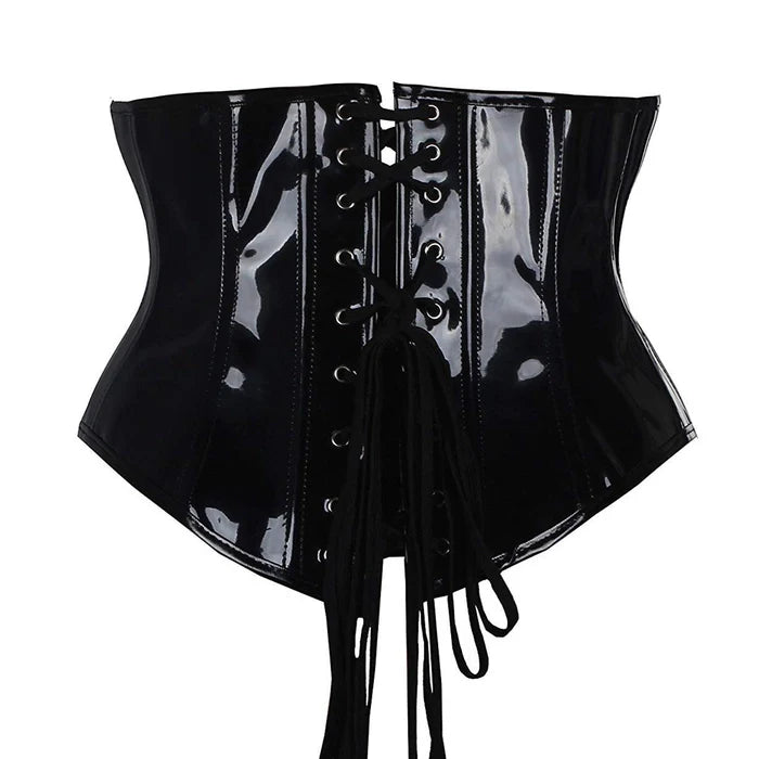 Shiny Black Corset