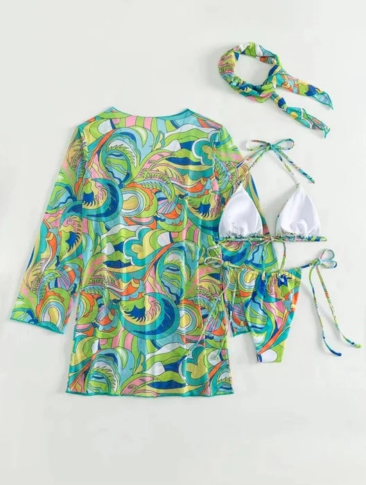 Printed Four Piece Set