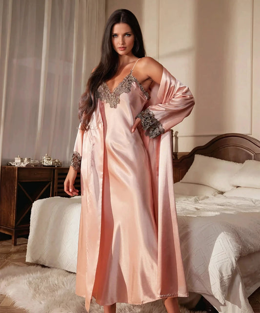 Holy Night Full length Nightwear with Robe