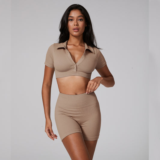 Polo Shirt Bra & Shorts