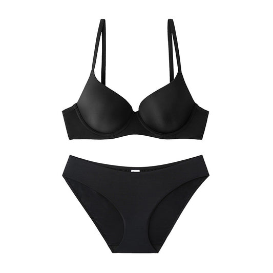 Shape Enhancing Bra & Panty Set/Black