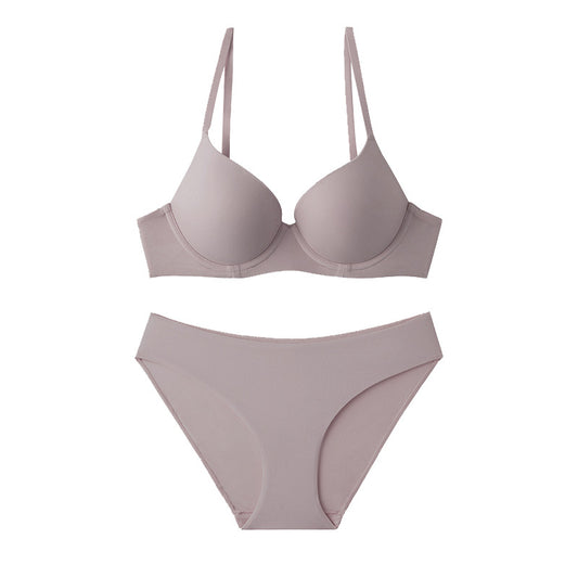 Shape Enhancing Bra & Panty Set/purple